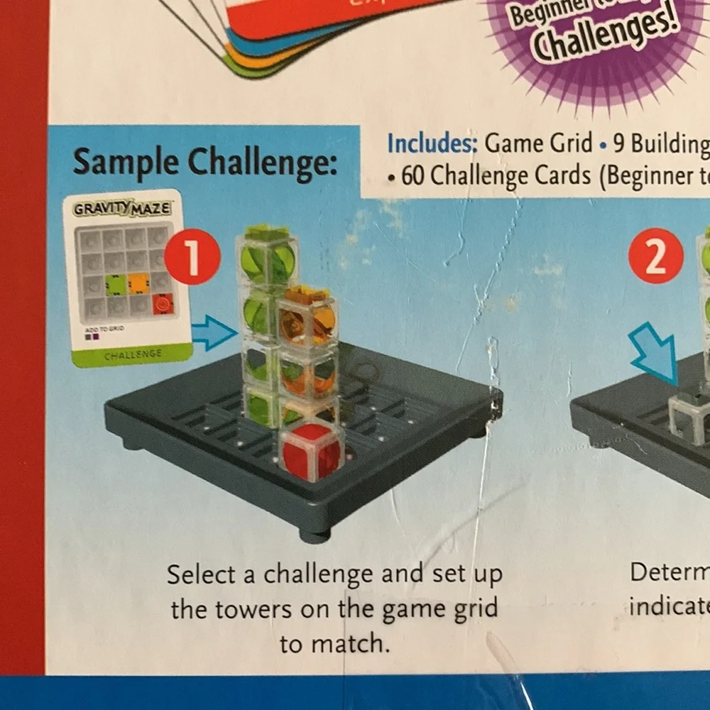 Thinkfun Gravity Maze falling marble logic game Ages 8 to adult EUC